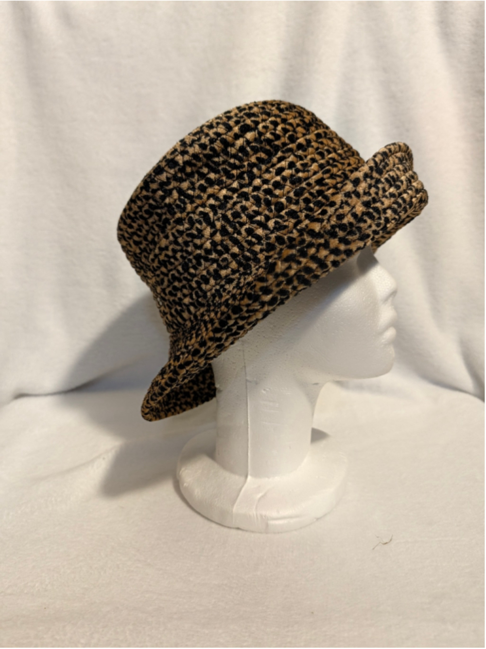 Vintage Leopard Print Bucket Hat